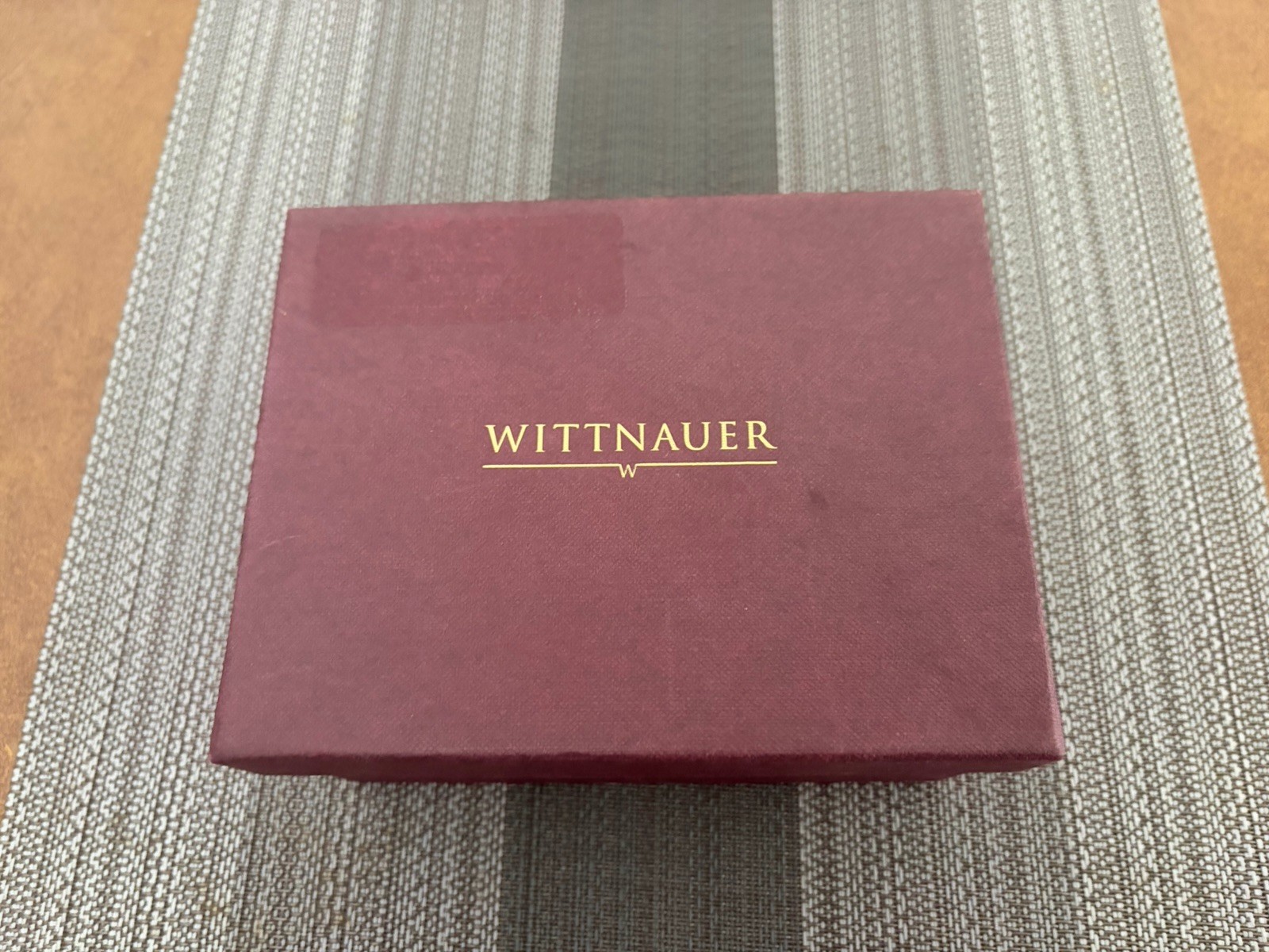 WITTNAUER 12C00 In Box Never Worn Watch Mens Wristwatch
