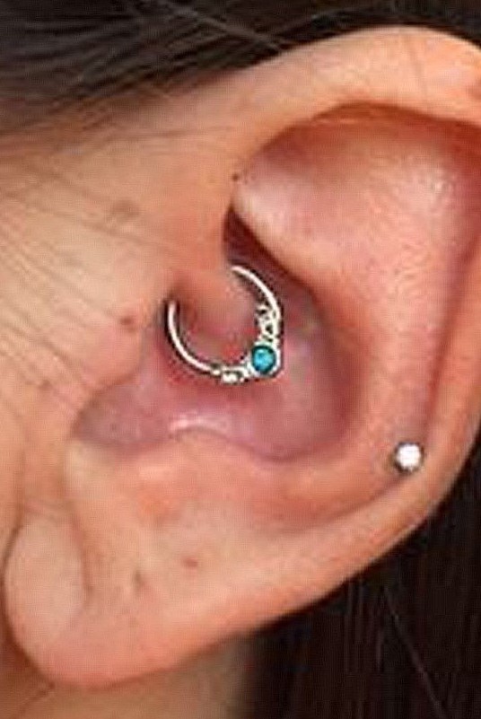 16g/14g 1/4″ & 5/16″ PETITE Captive Hoop Sim Opal Cartilage Ear Piercing Pack