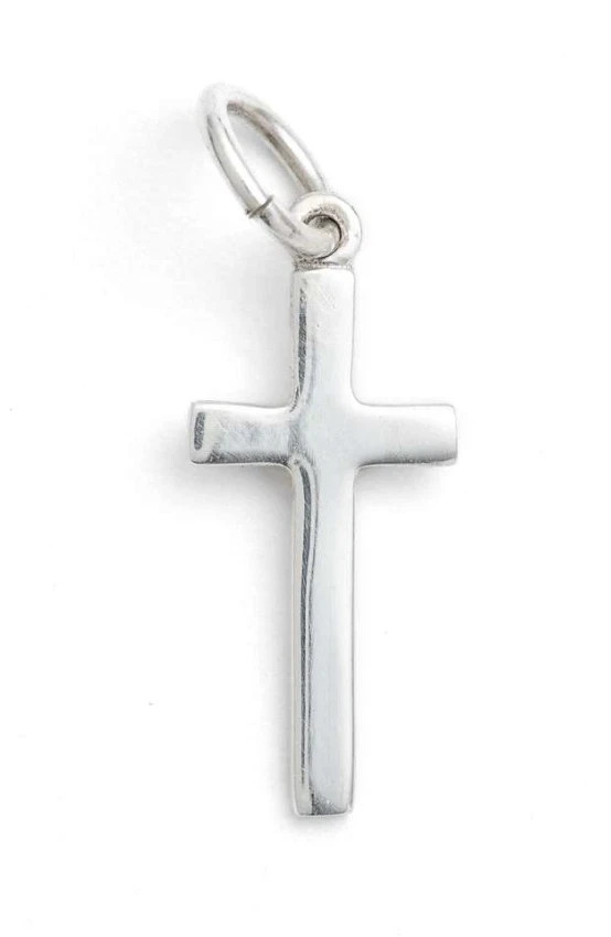Argento Vivo Cross Charm Pendant Sterling Silver 925