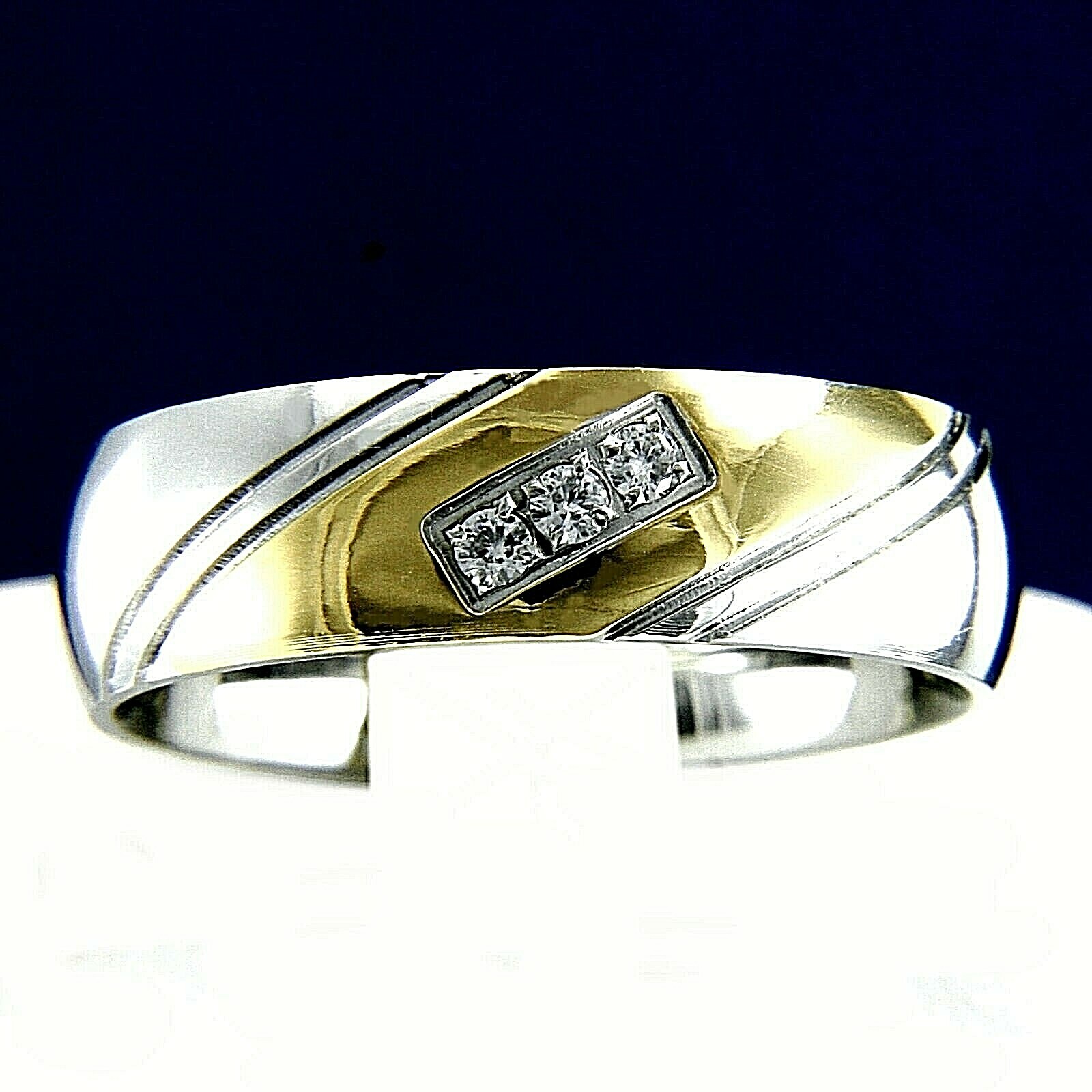 New Anniversary Stainless Steel Engagement Wedding Band CZ Men’s Ring