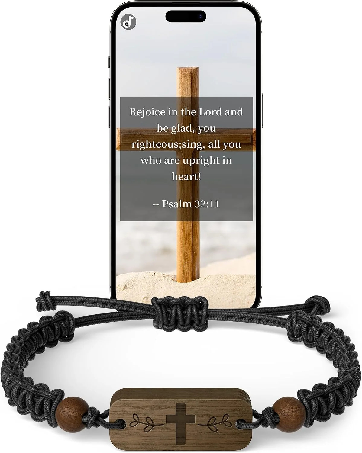Adjustable Daily Bible Verse Bracelet – Easter Basket Stuffers, Scripture Bracel