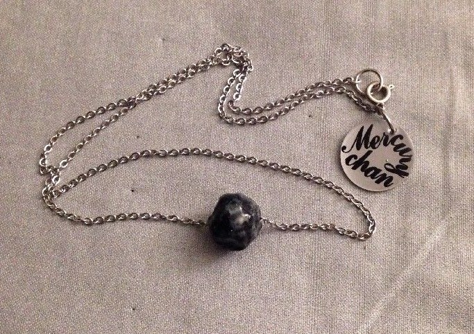 Mercury Chan Inspired Necklace, Artisan Made, MiaChavi Geekery