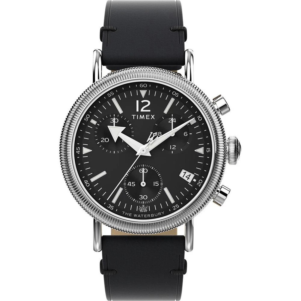 New Timex Standard Chronograph Black Men’s Watch TW2W20600