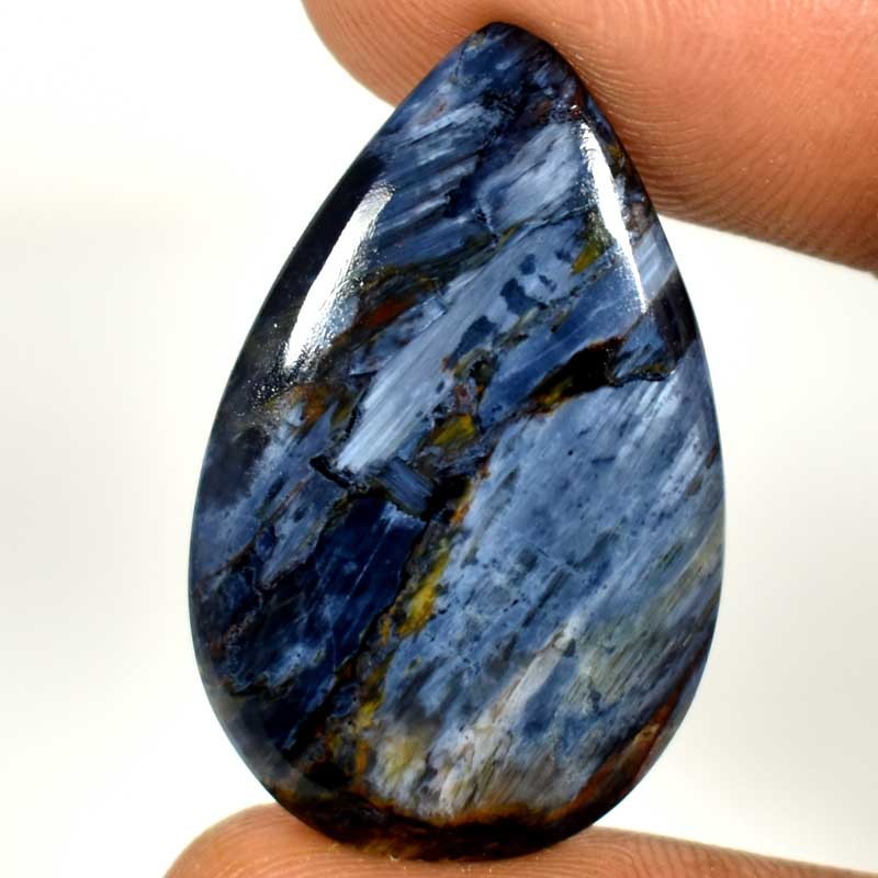 19.00Cts. Natural Pietersite Pear Cabochon Gemstones 20mm. 33mm. 04mm.