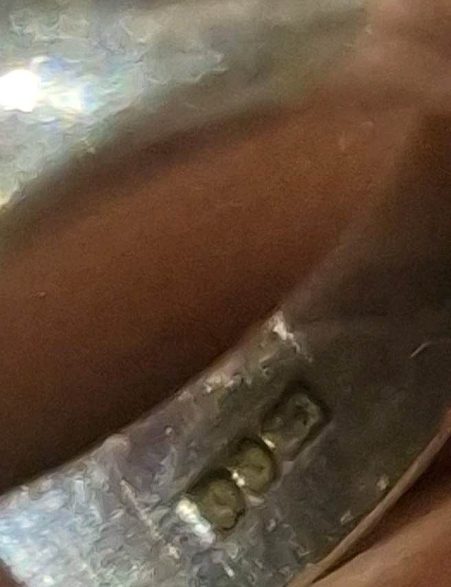 Coat Of Arms Solid Sterling Silver 925 Ring 12g Size S 1/2 XRF TESTED FREE POST.