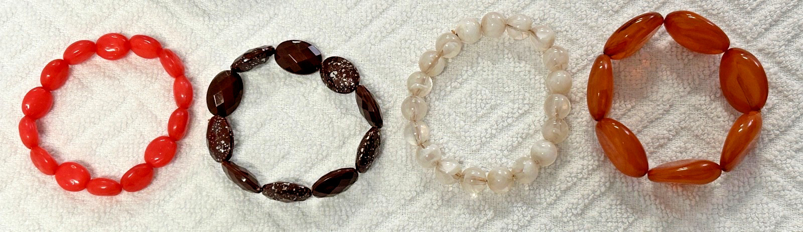 Mixed Lot of Vintage Fashion Jewelry – 5 Bracelets, 4 Pairs of Earrings