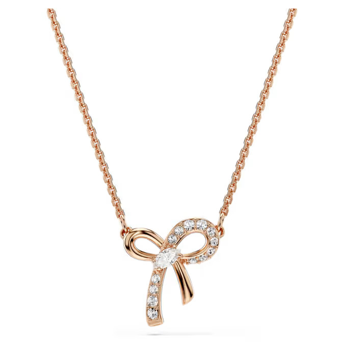 Swarovski Hyperbola pendant Mix cut, bow, white