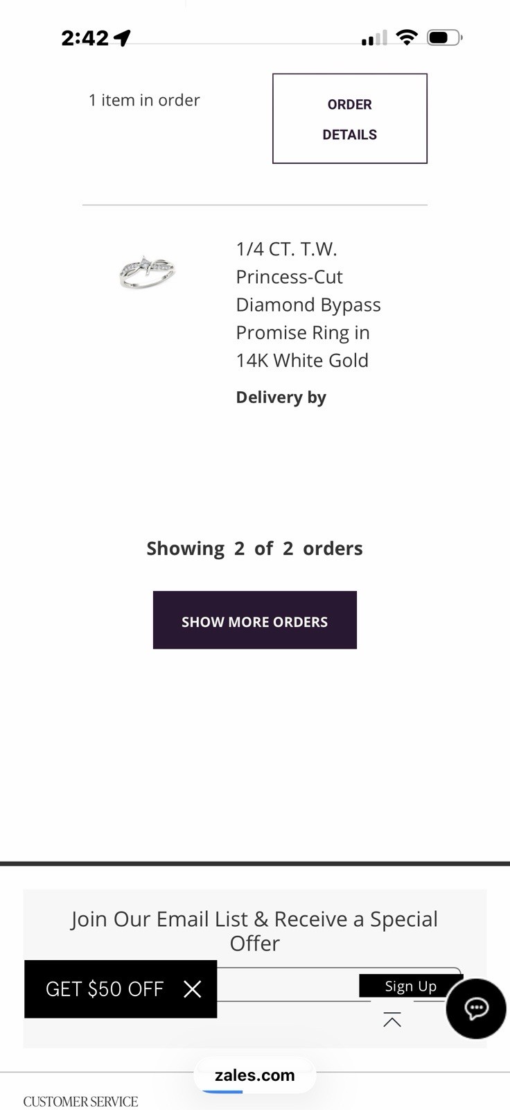14 Karat White Gold Engagement Ring 1/4 Karat Diamond