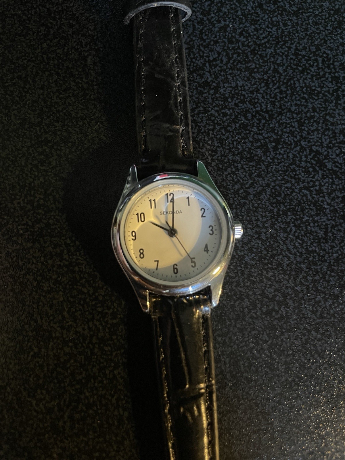 Sekonda Women’s Wristwatch With Black Leather Strap