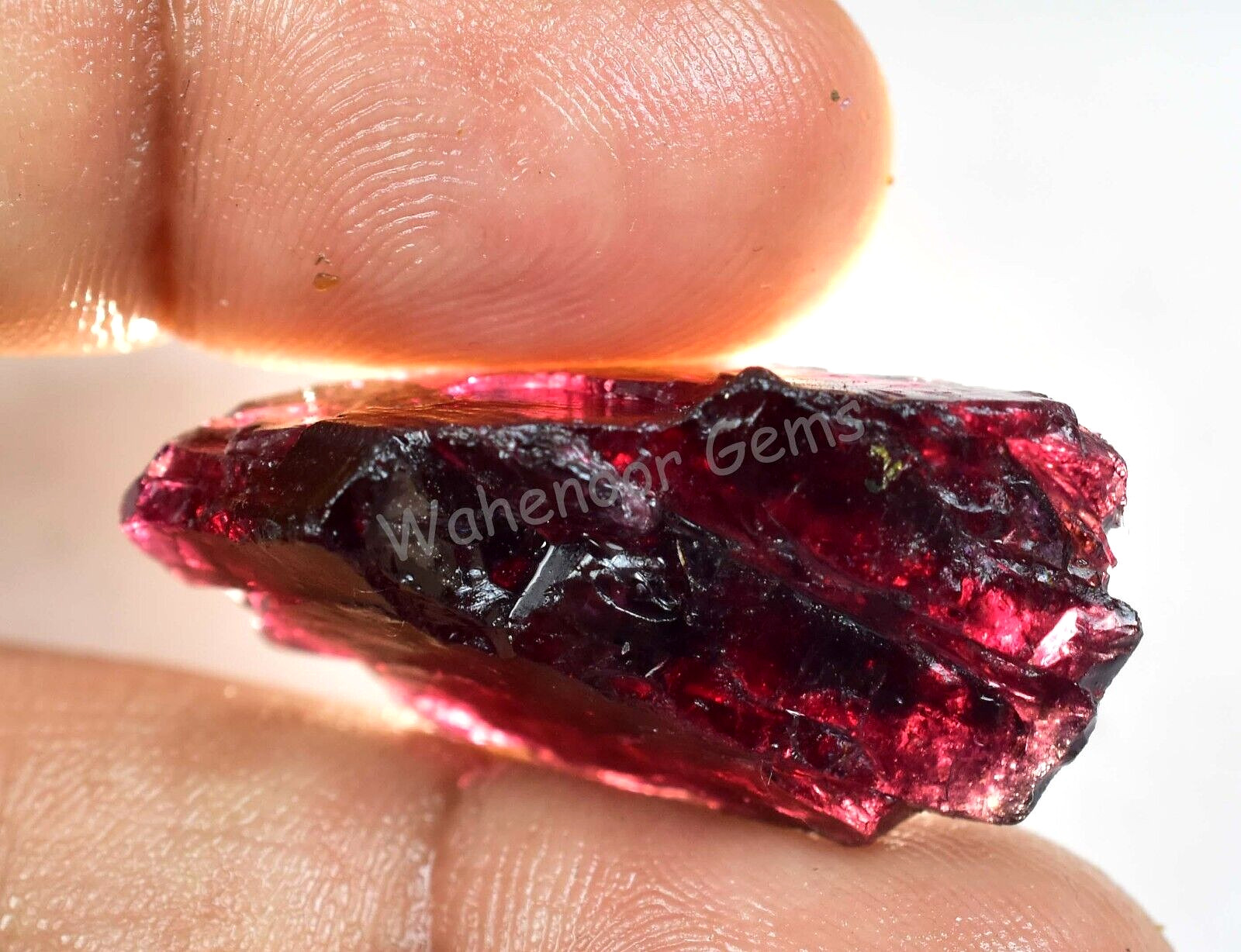 45.00 Ct Natural Red Brown Painite Rough Facet Top Quality Mogok AGL Certified