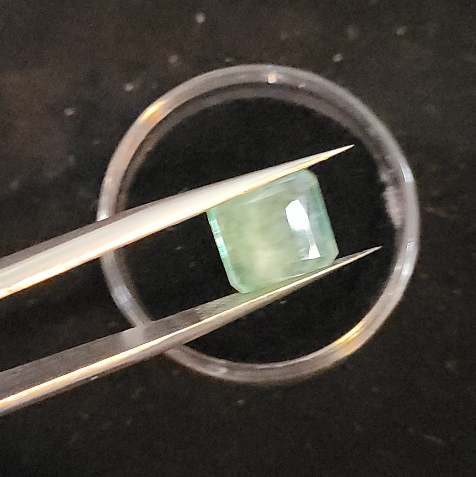 Top Natural Untreated Certified Vivid Green Ethiopian Transparent Emerald 4.55ct