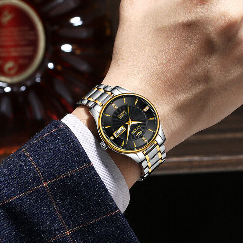 AILANG Watch Calendar Week Luminous Men’s Automatic Mechanical Wristwatches
