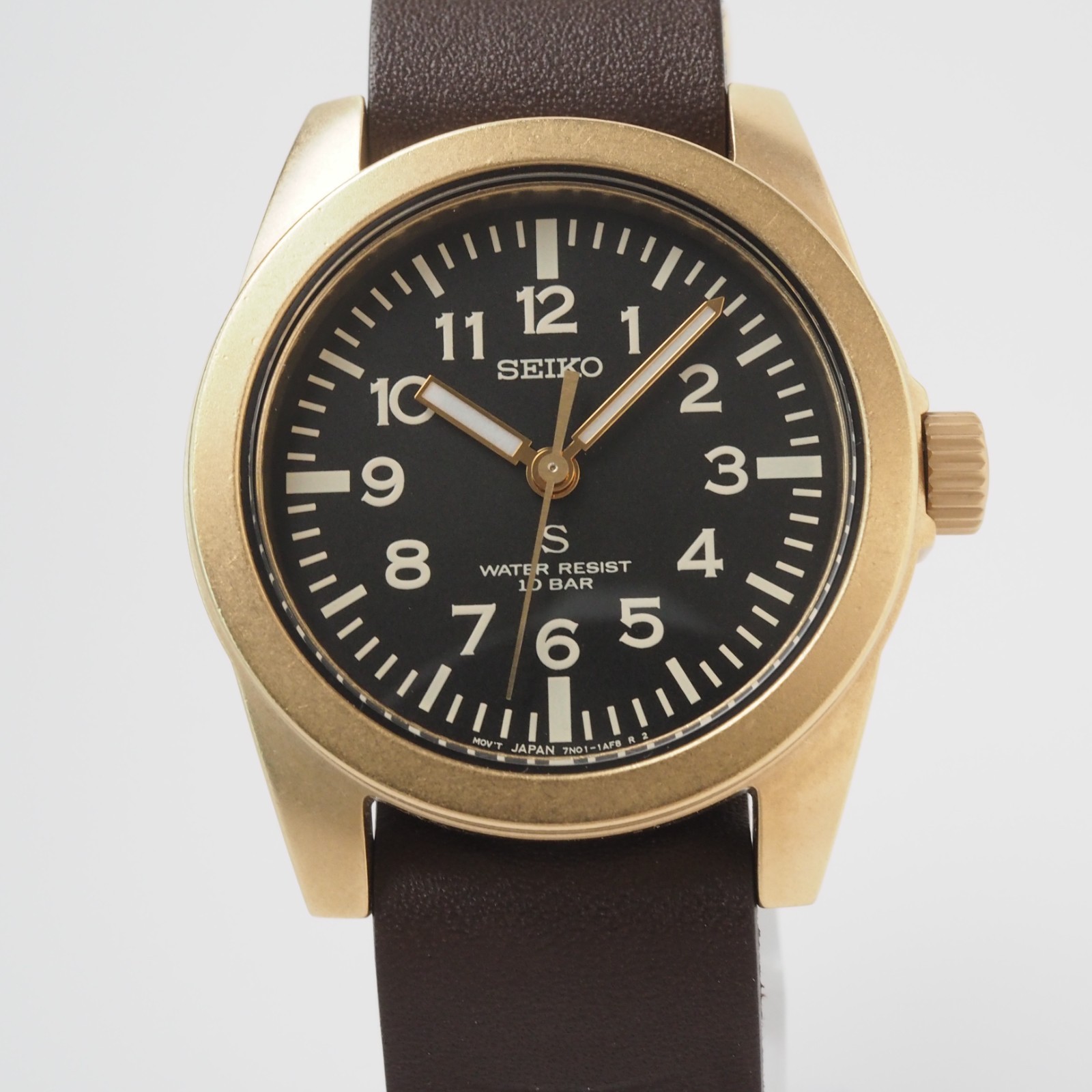 SEIKO SUS NANO Universe Limited Edition SCXP174/7N01-0KS0 Quartz Gold Box