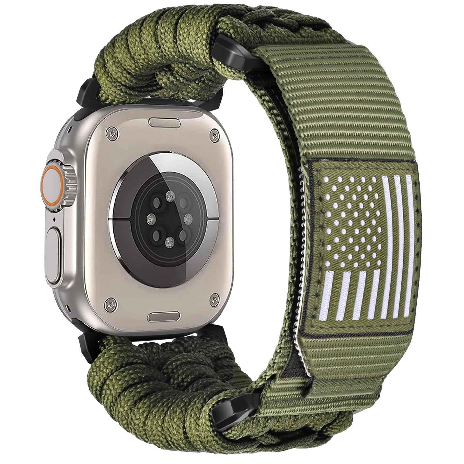 Rugged Nylon Apple Watch Ultra 3 Band Compatible with iWatch Band 49mm 46mm 4…