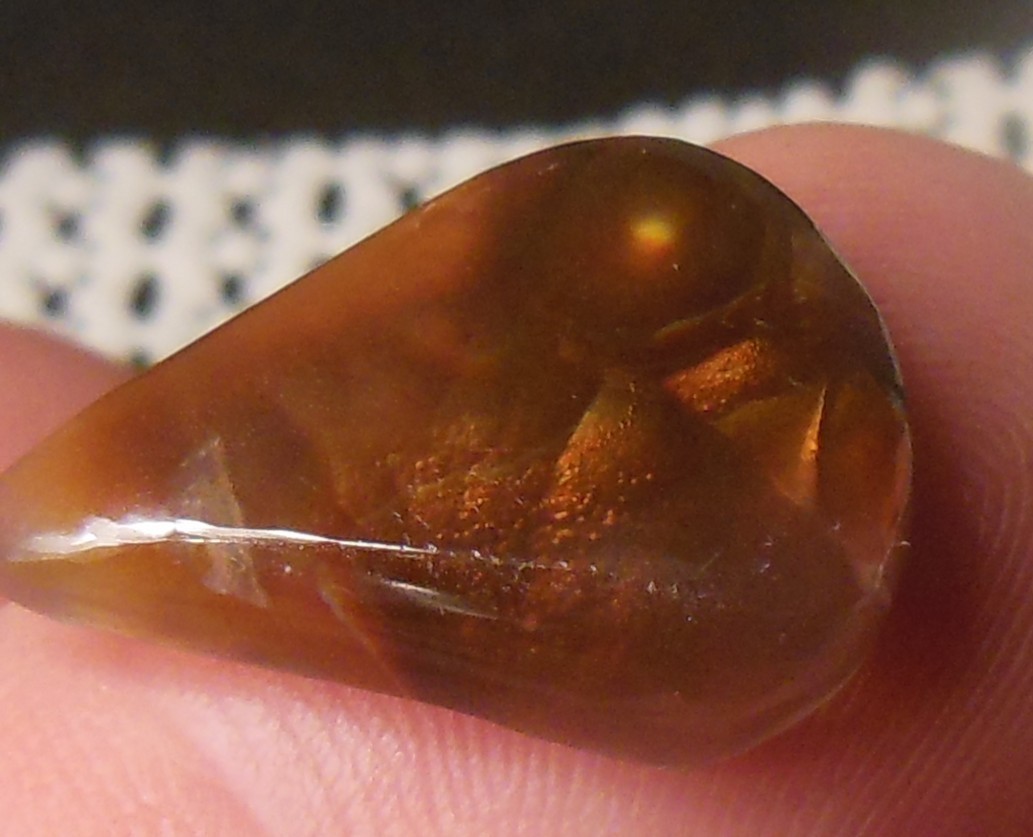 10.00ct Mexican Fire Agate 19.6mm x 14.6mm x 5mm