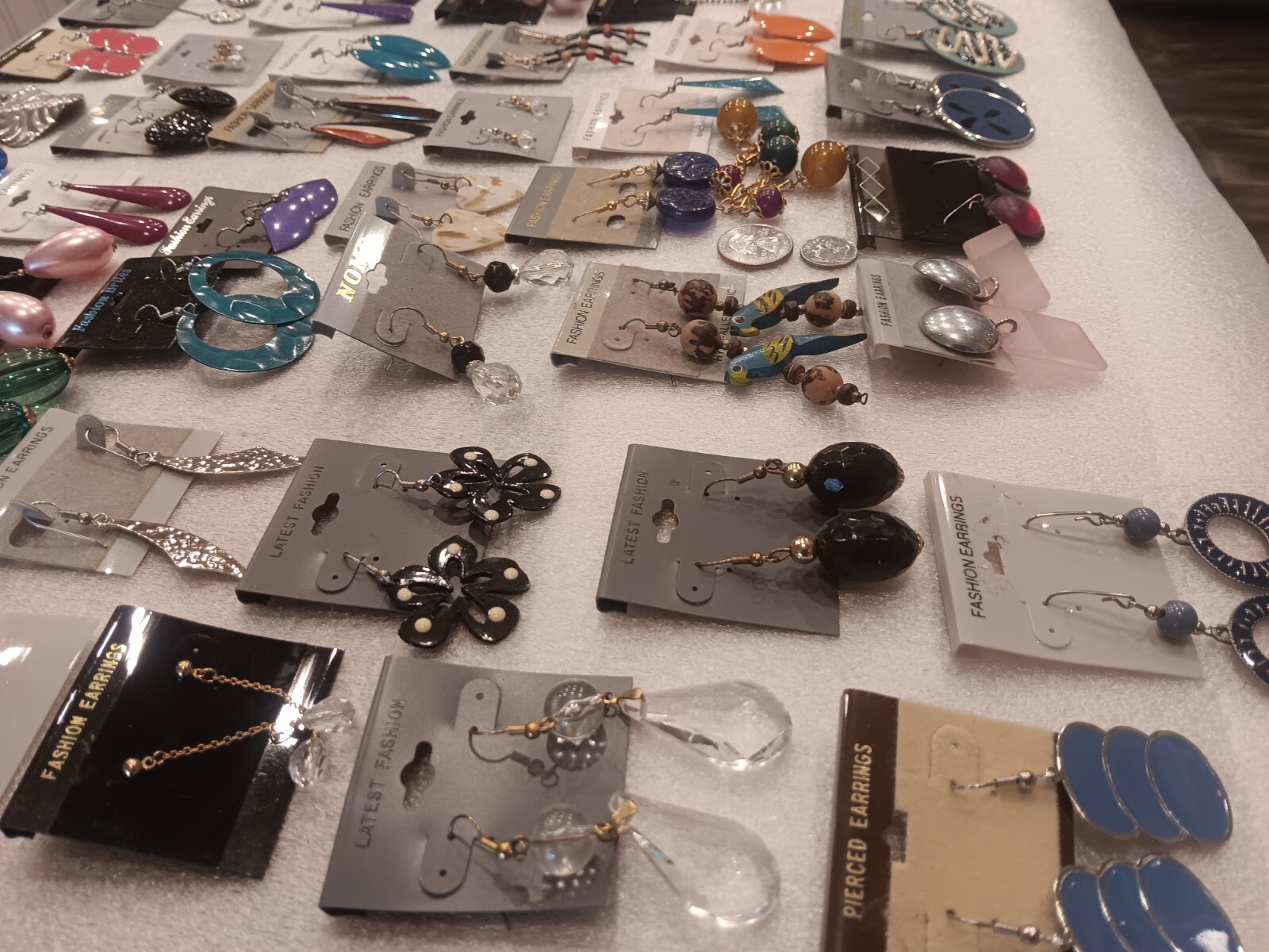 Fashion Jewelry Pierced Earrings Set Of 40 Pairs New #14