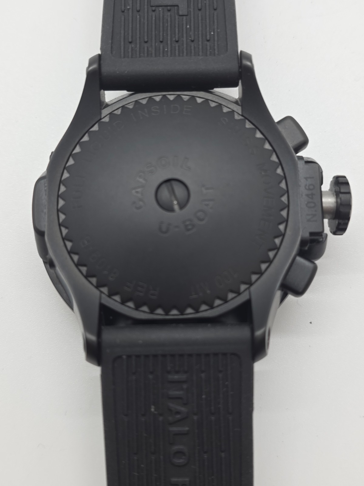 U-Boat CAPSOIL CHRONOGRAPH 8109/A, 1st Edition, RARE, 1 watch, 2 straps