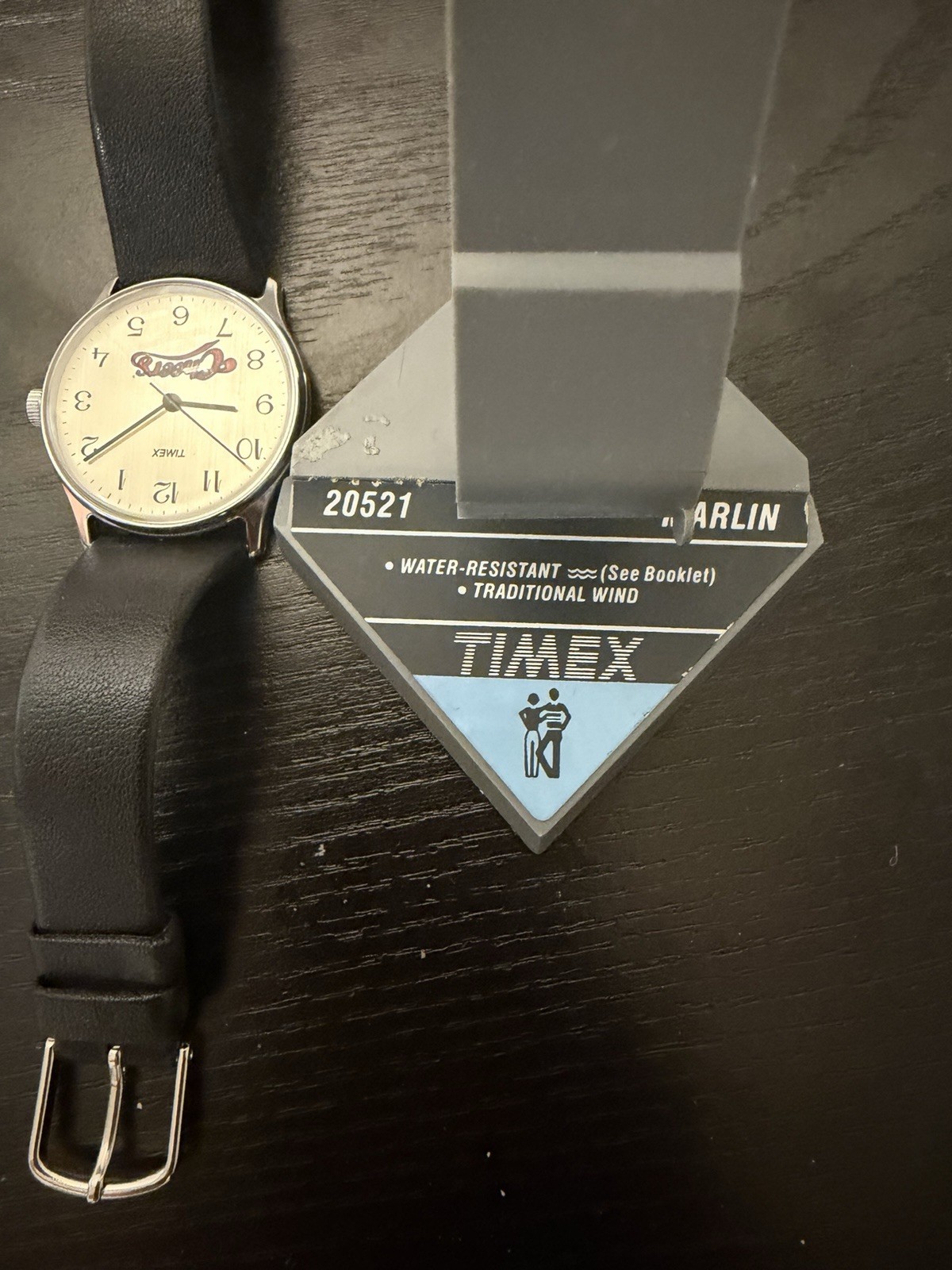 Rare 1980s Timex Marlin “Cheers” Manual Wind Watch – Collectible TV New