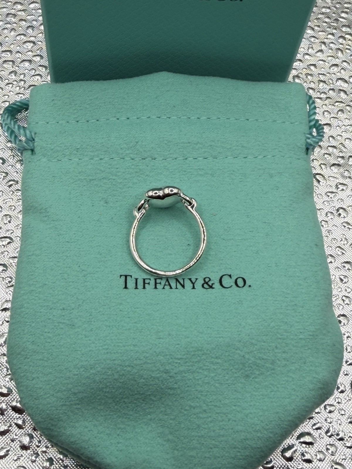Tiffany & Co. Sterling Silver Return To Tiffany Full Heart Ring size 6