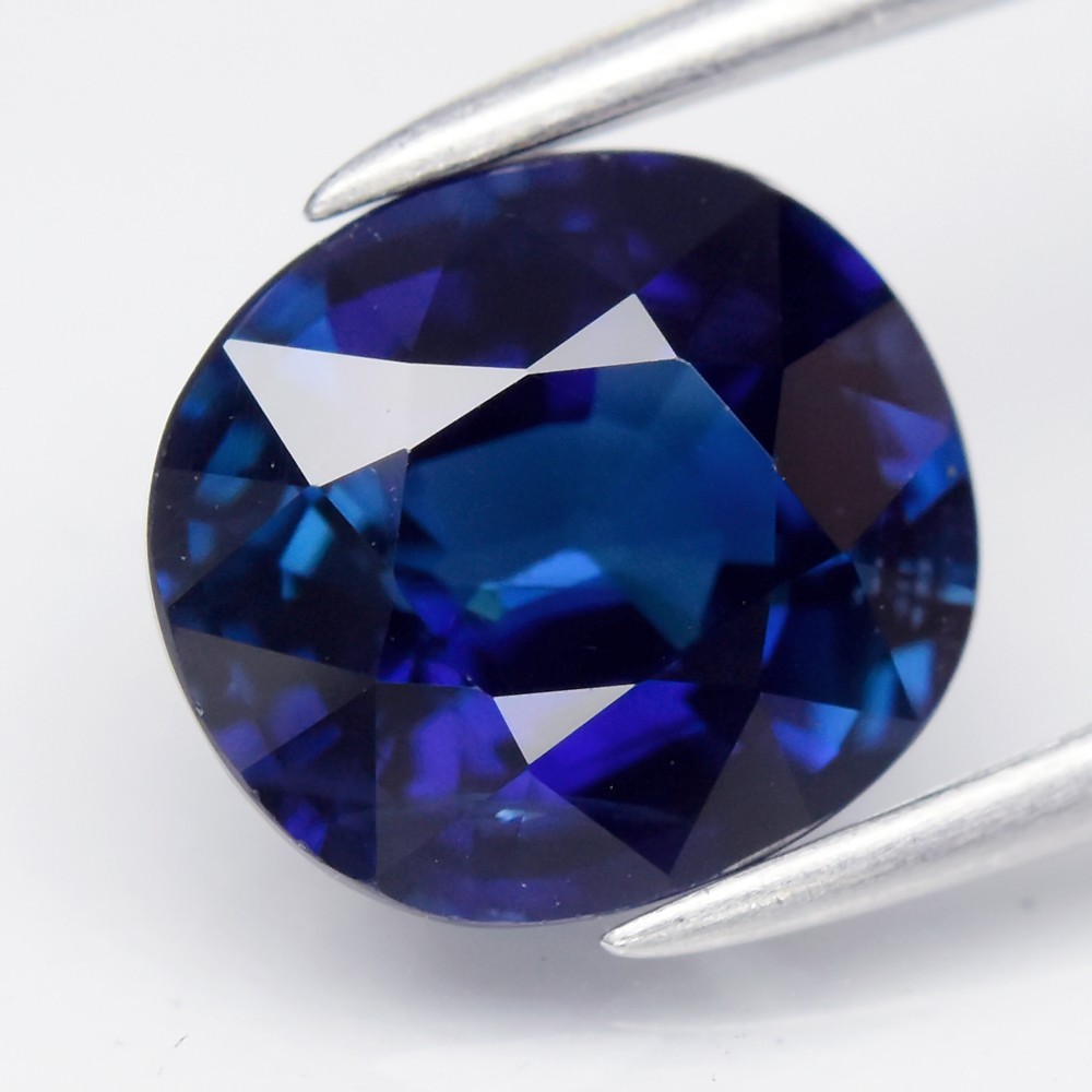 💎 GLC CERTIFIED 1.68ct VS Oval Natural Blue Sapphire – Unheated, Mozambique Gem