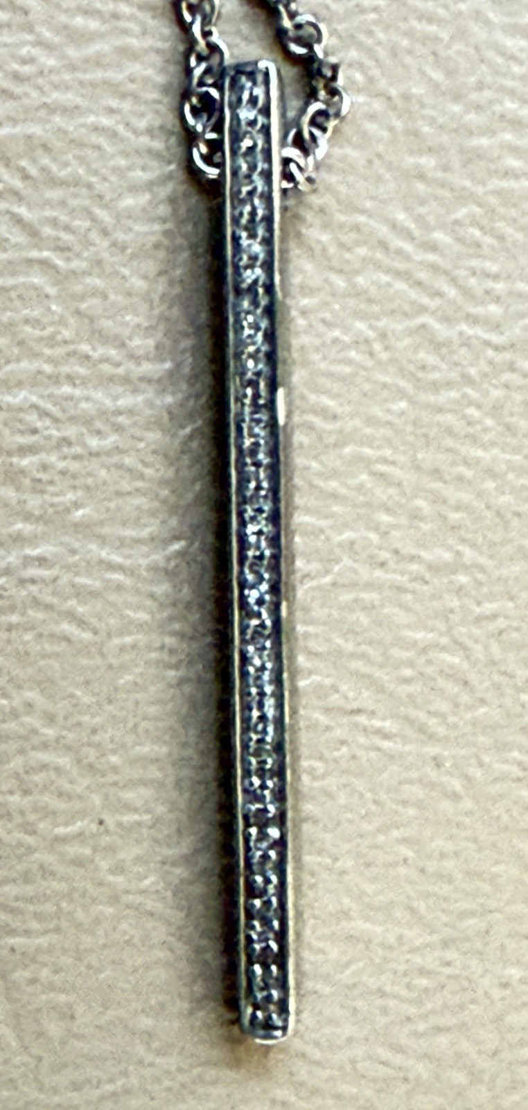 Jane Seymour Open Hearts Diamond Bar/Open Heart Layered Cable Chain Necklace