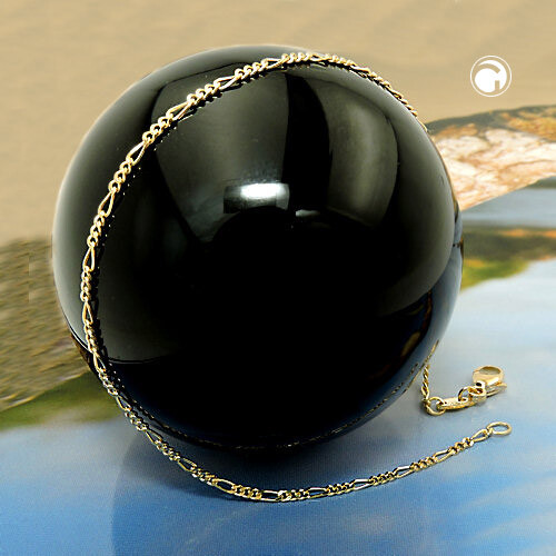 585 real gold *** bracelet chain necklace Figaro 19 / 42 / 45 / 50 cm