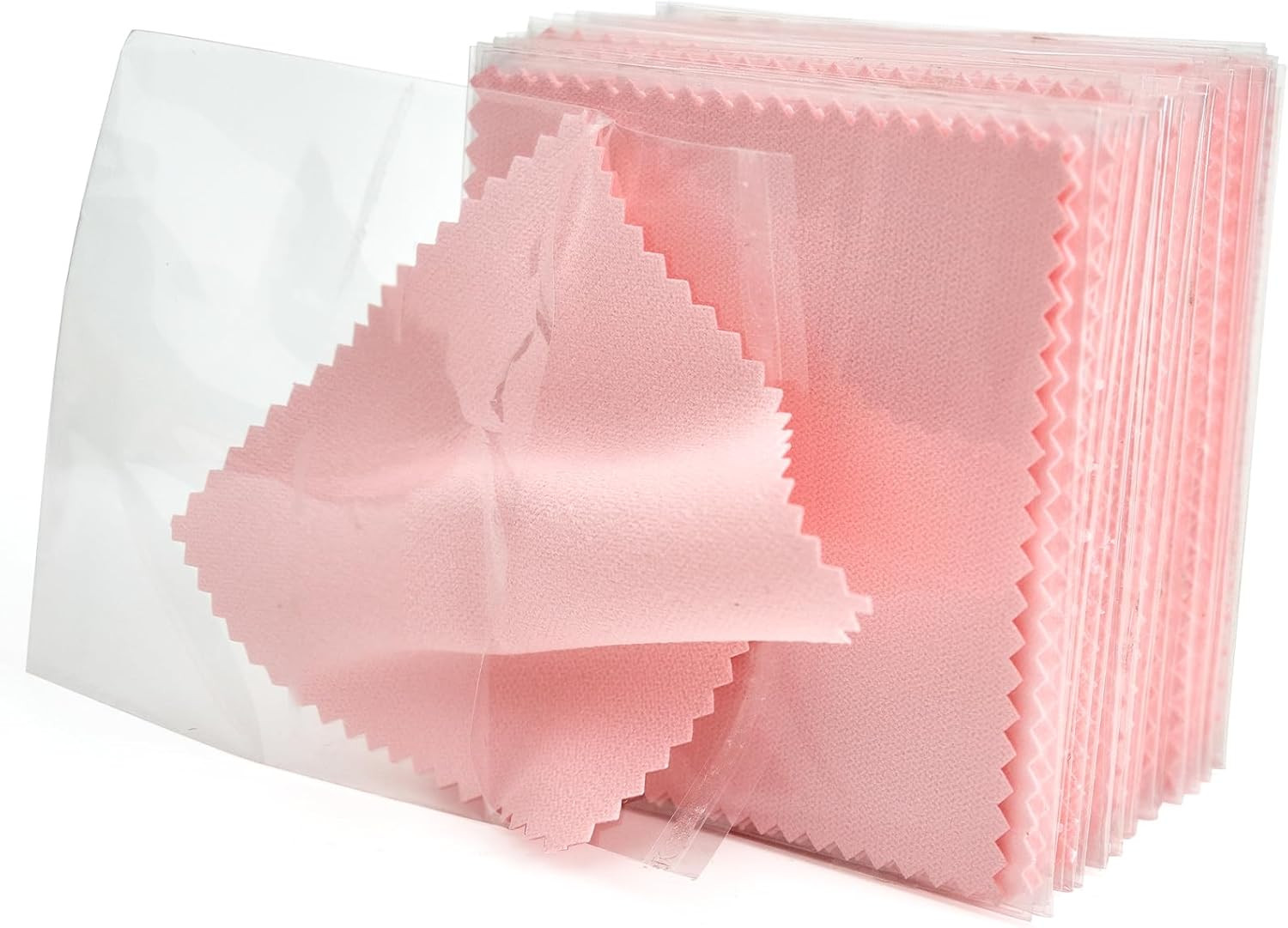 60PCS Jewelry Cleaning Cloth, Professional Polishing Cloth Individually Wrapped,