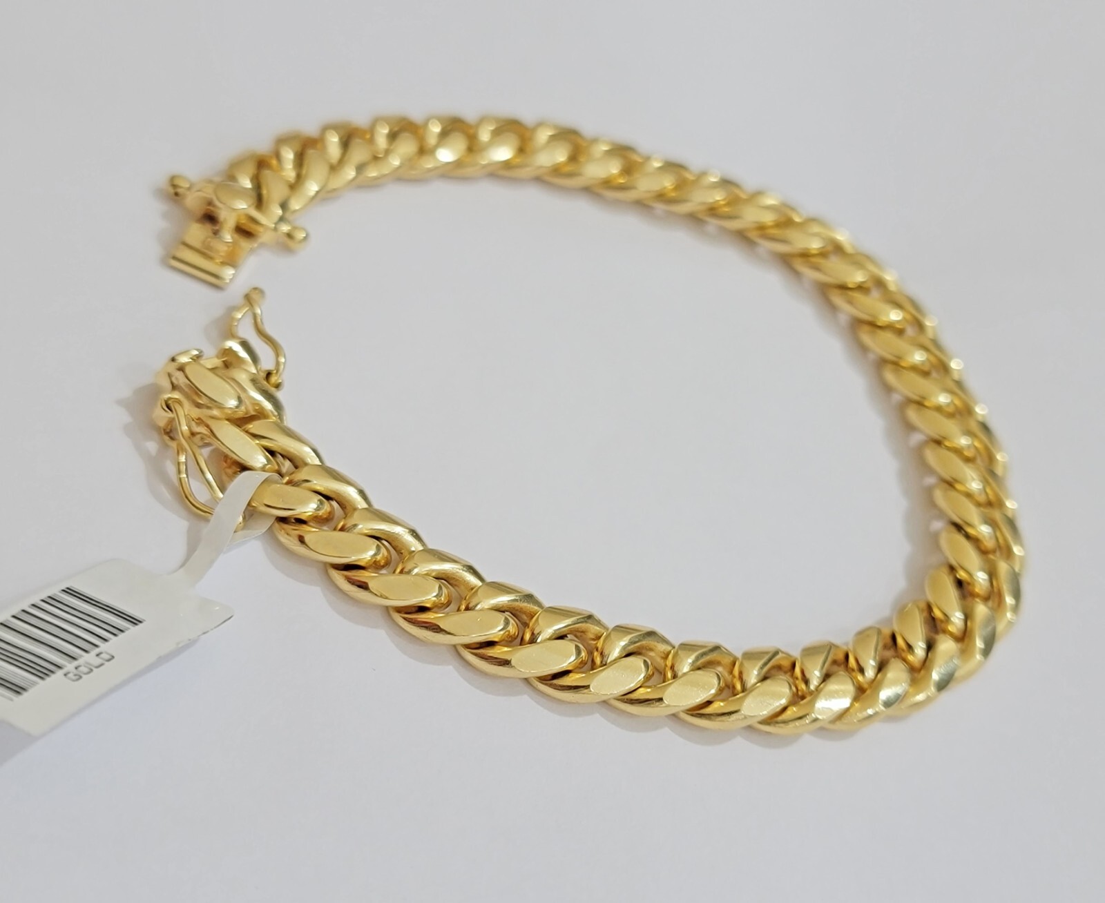 REAL 10k Gold Miami Cuban Bracelet 8″ 8.5mm 10 kt Yellow Gold Strong SOLID Links