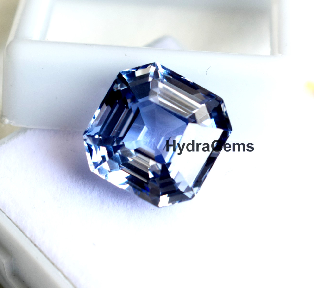 Rare 12 Ct Natural Blue Sapphire Certified Loose Gemstone Ceylon Neelam Jewelry