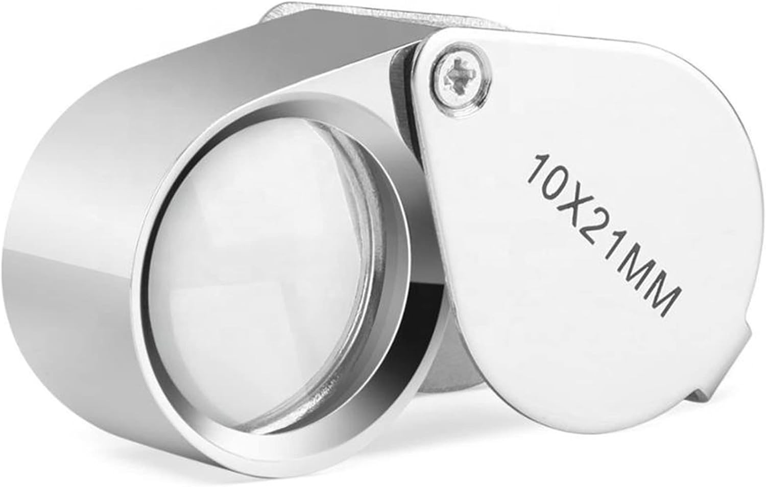 10X Jewelers Loupe Magnifier Pocket Magnifying Glass Small Jewelry
