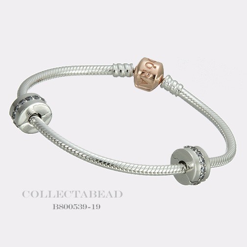 Authentic Pandora Rose™ Collection Silver Iconic CZ Bracelet Gift Set B800539