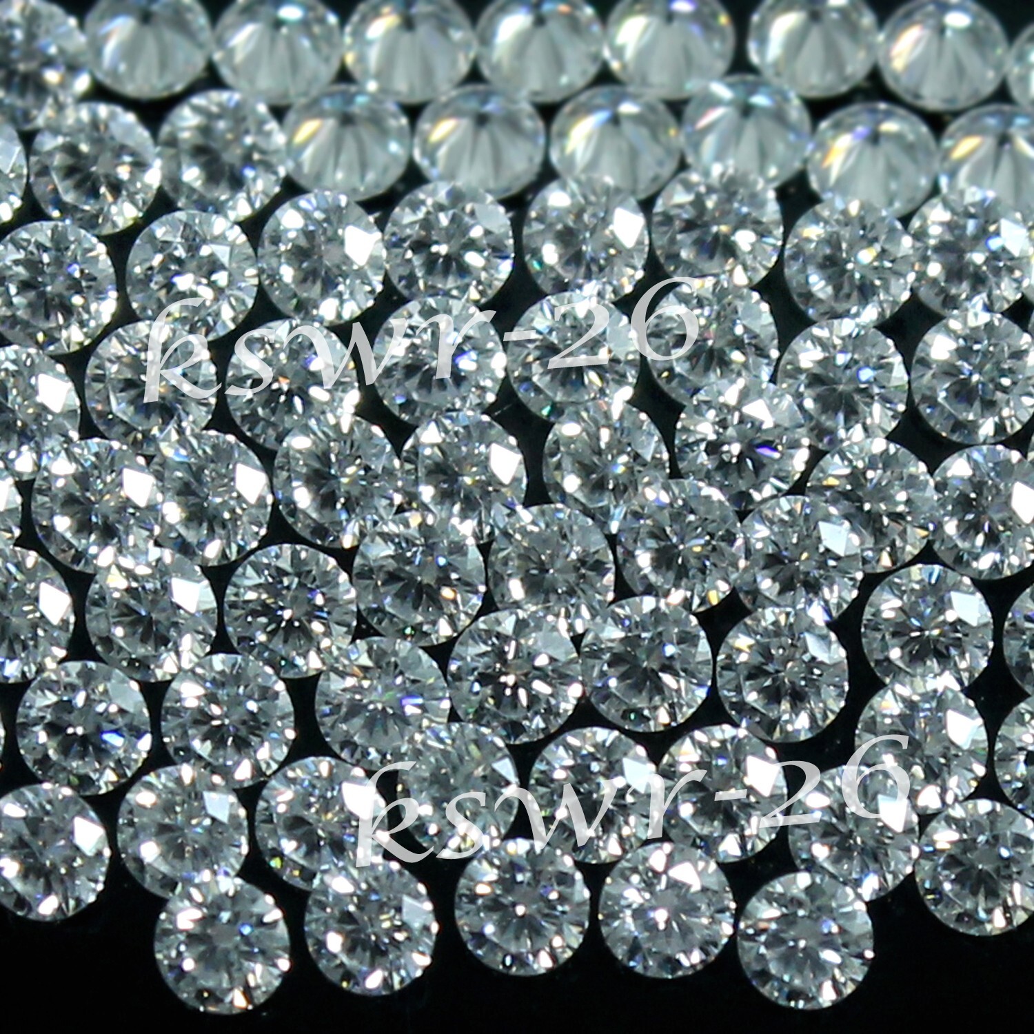 Natural 4.00 Ct Certified D Color VVS1 Brilliant 0.90 MM Round Diamond 1000 Pcs