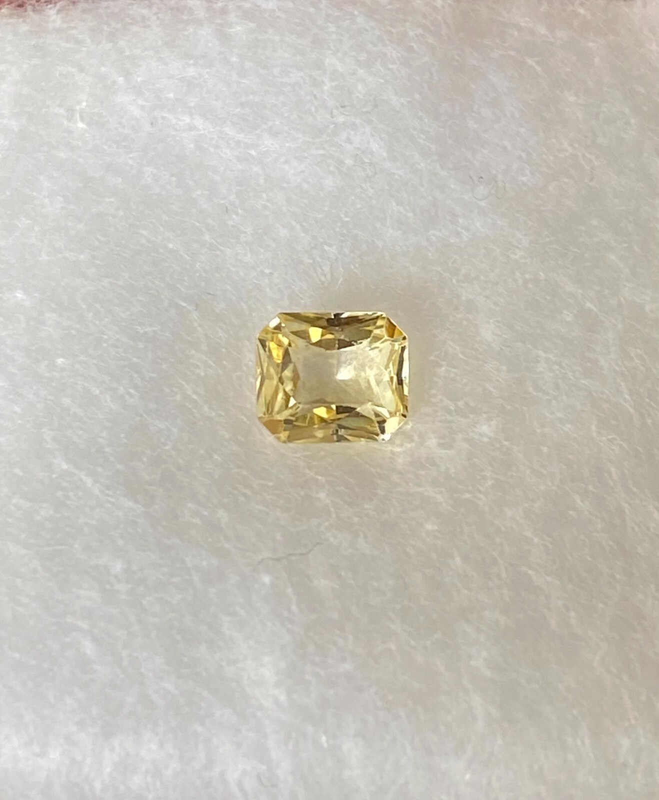 Yellow Sapphire 0.82 Carat, Excellent Cut Octagon Calibrated, Natural Sapphire