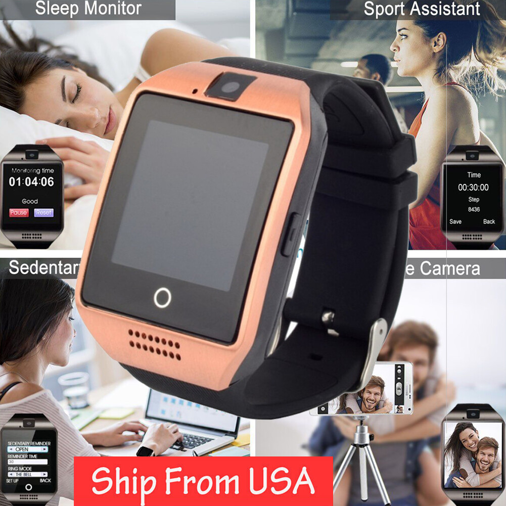 Bluetooth Smart Watch Phone Calories Step Count Sleep Monitor Sport Wrist Watch