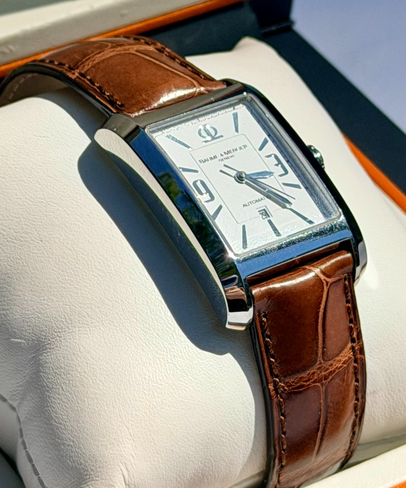 BAUME & MERCIER Hampton Automatic M0A08808 Swiss Watch NOS New Full Set Tags