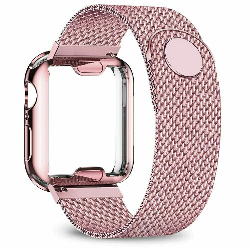 Milanese Loop Band iwatch Strap For Apple Watch Series 6 5 4 3 2 1 38 42 40 44mm