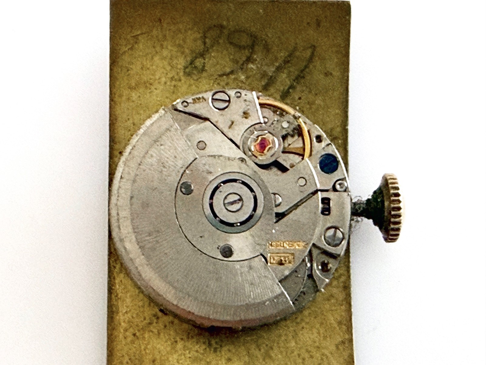 Le Coultre Movement With Colored Dial Needs Work