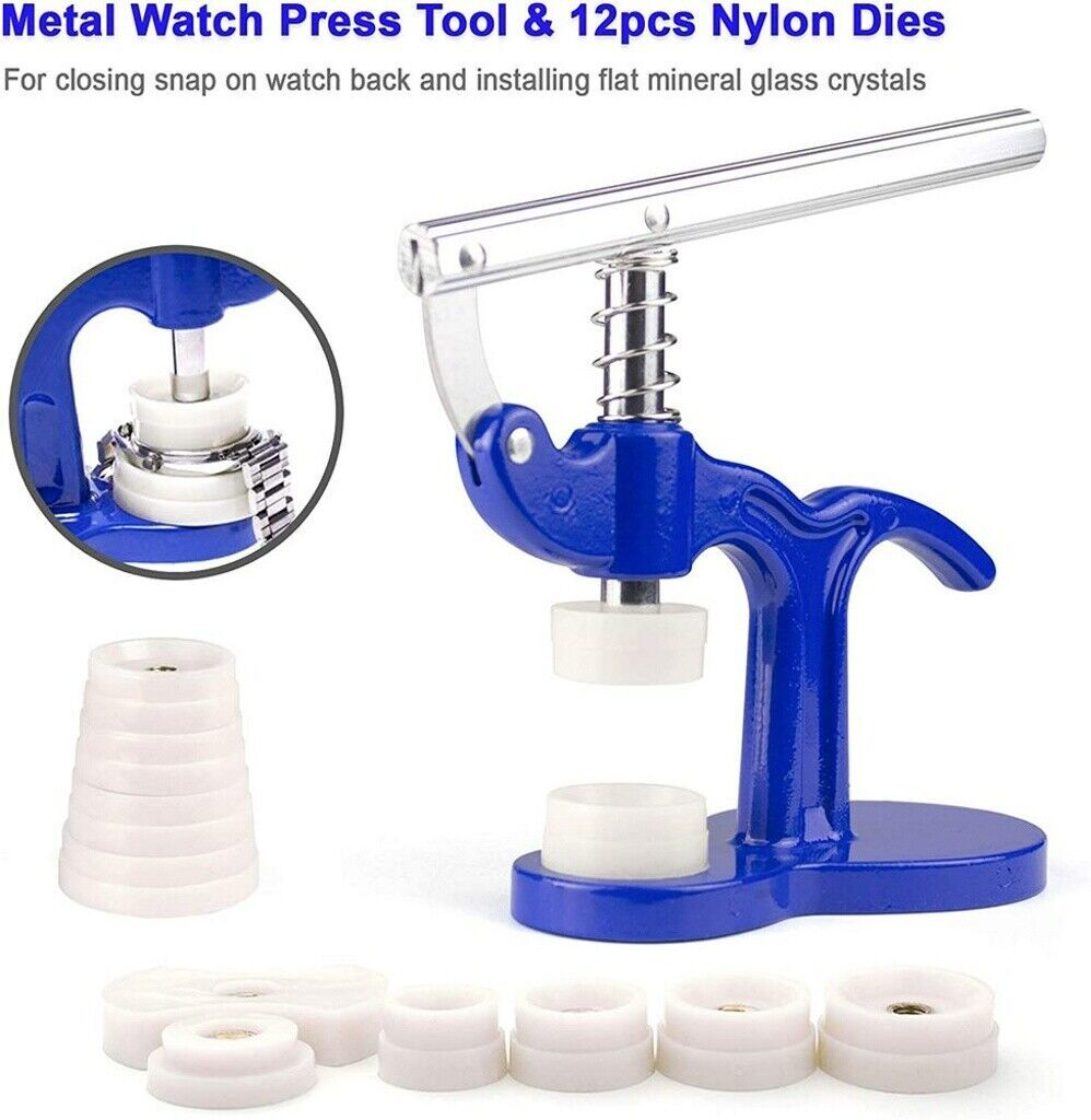 Spring Bar Tool Set Watch Repair Tool Kit Case Opener Watch Case Press with Case
