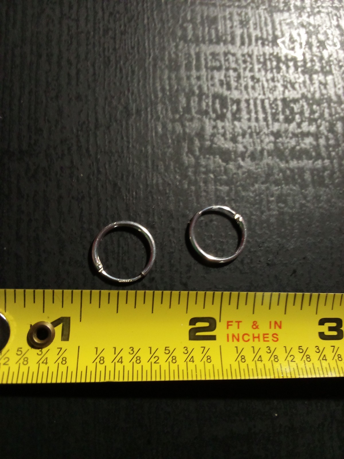 925 Solid Sterling Silver Hoop Earrings -Endless Hoop Earrings 12MM
