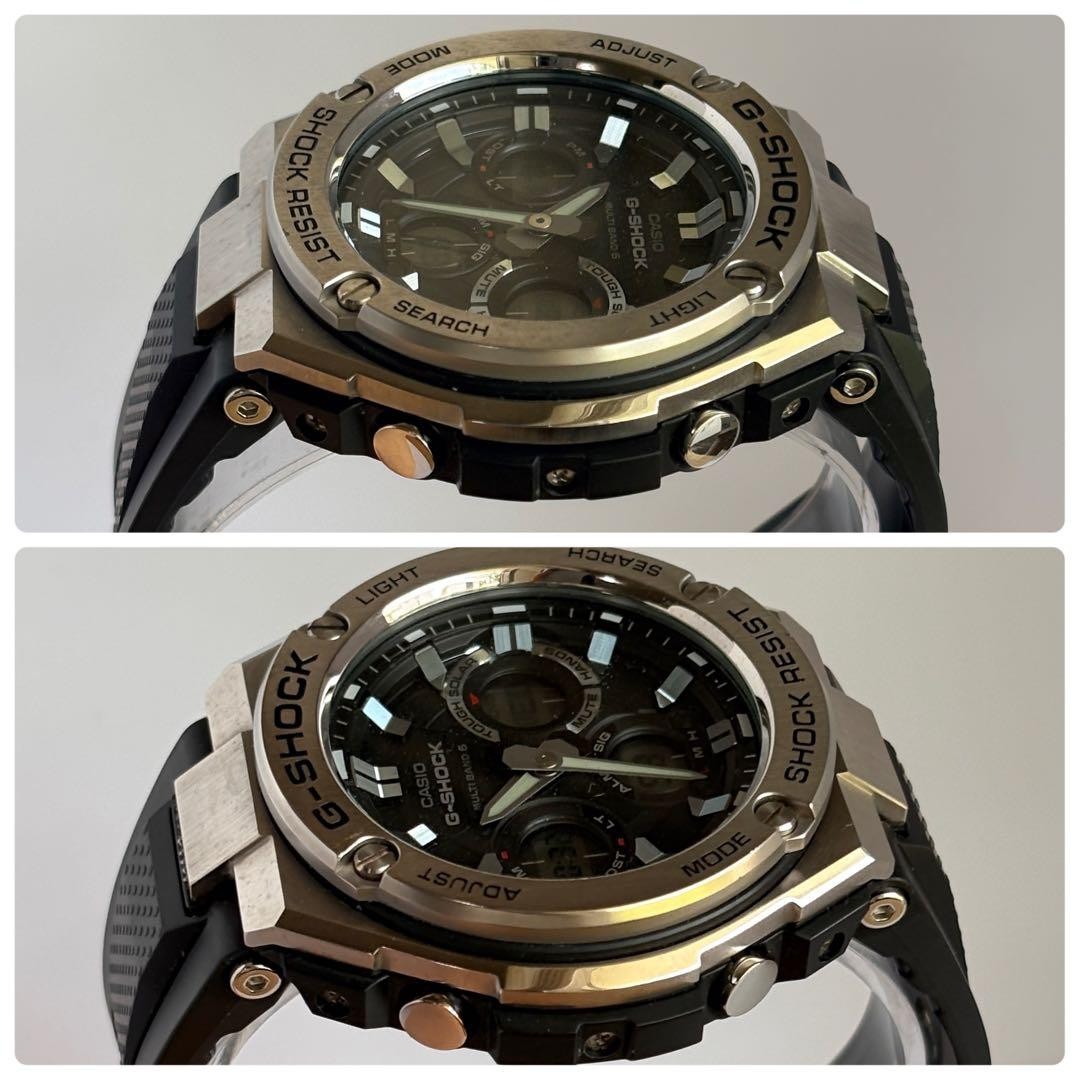 With Box and Manual G SHOCK GST W110 Radio Solar MULTIBAND6 Equipped