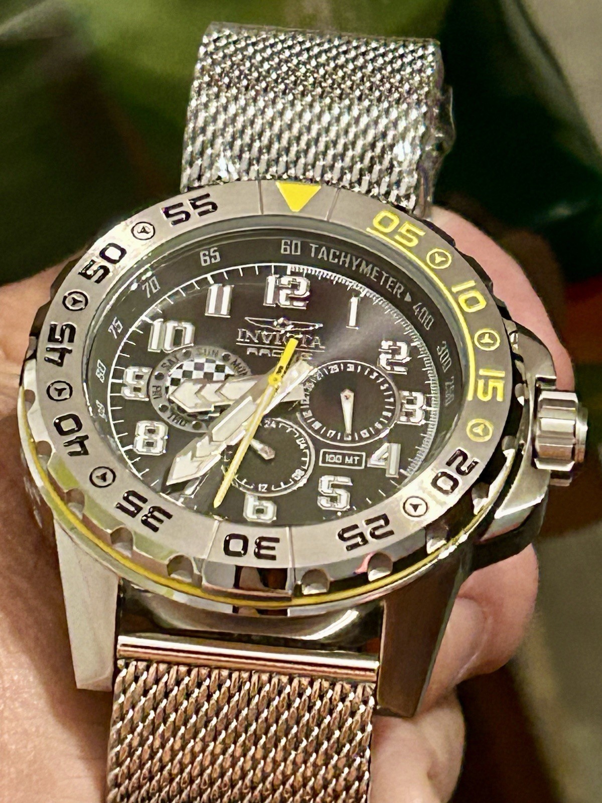 Invicta Racing Dynox Multifunction, 48mm, WR 100m, 8.5”, New/Box/3yr Warranty