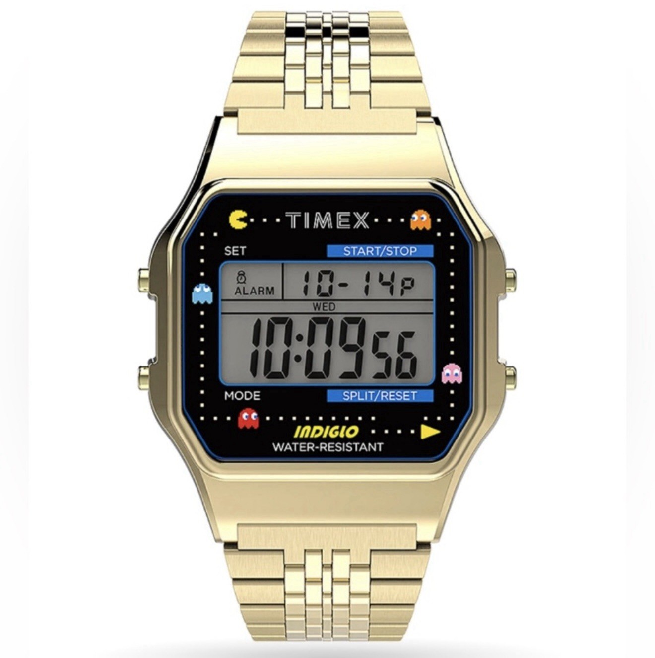 TIMEX T80 x PAC-MAN™ 34mm Stainless Steel Bracelet Watch