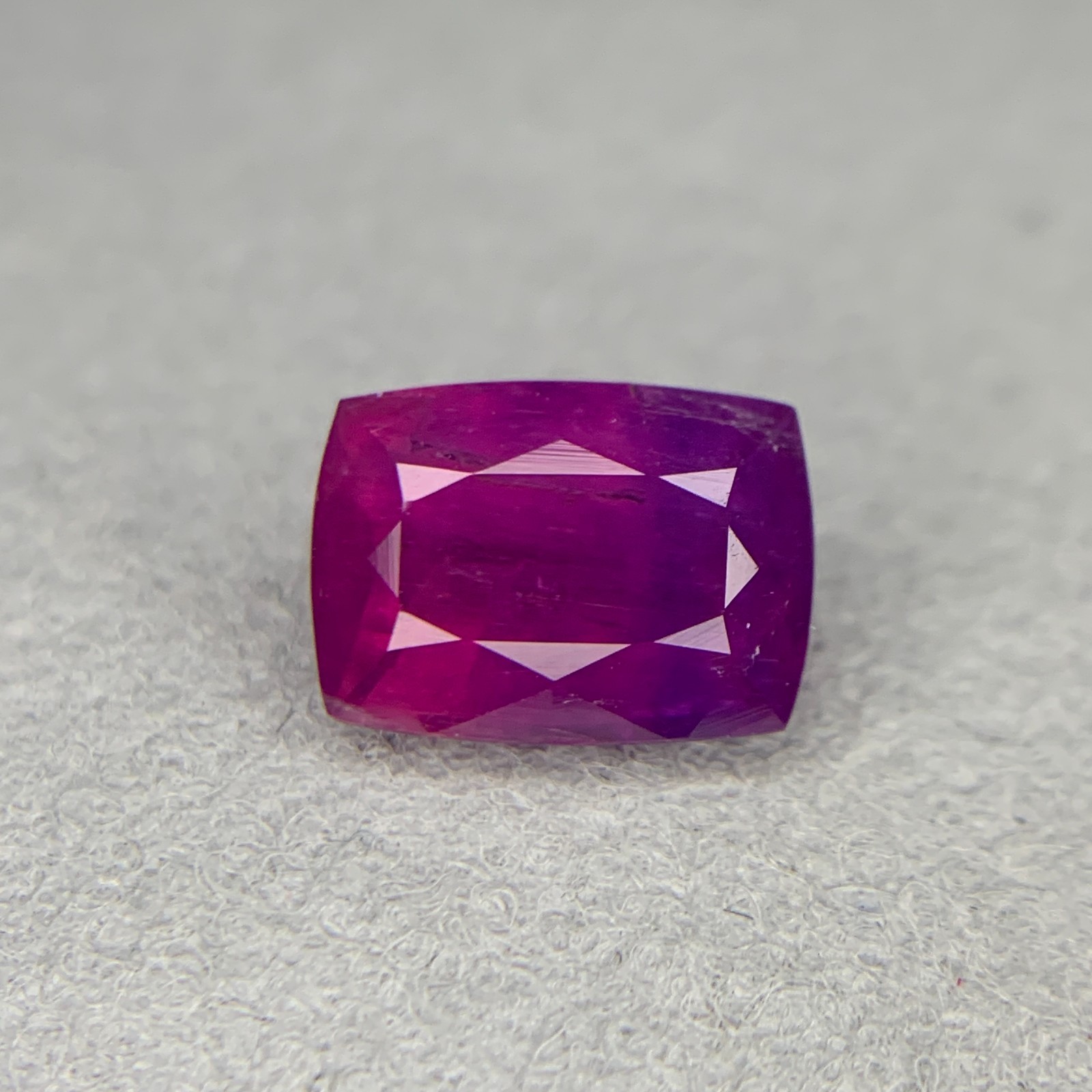 2.08 Ct Natural Bicolor Sapphire Purplish Pink Cushion Cut Loose Gemstone- Tajik