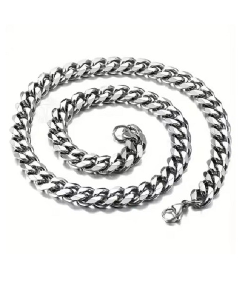 Stainless Steel Chain Necklace for Men Punk Neck Male Chains Jewelry Accessories