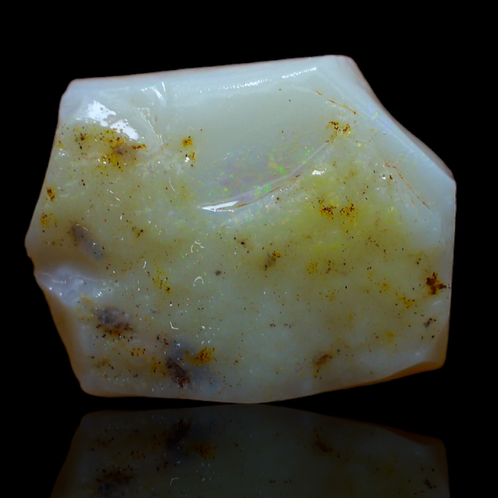 6.90 Cts Fire Opal Designer Gemstone Necklace Making Rough Natural 17x13x4 mm