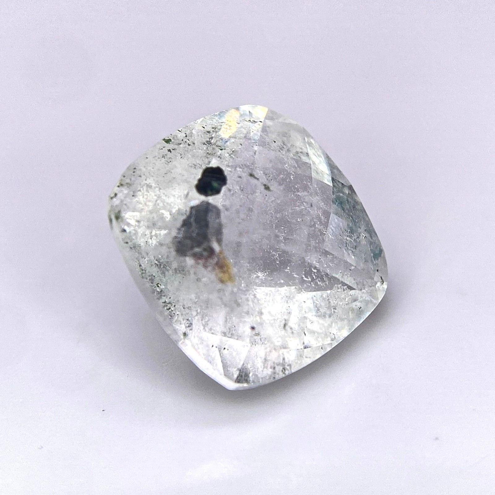 11.70 ct QUARTZ WITH DIOPSIDE – MADAGASCAR – Natural Rare Untreated Faceted