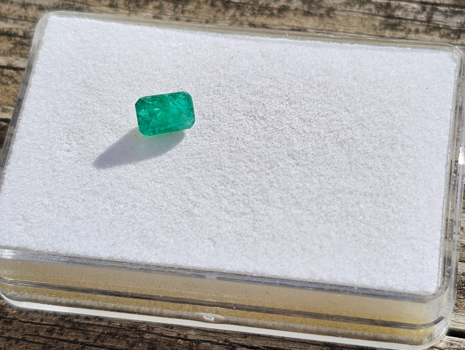 Emerald 6.9×4.7mm Emerald Cut Loose Gemstone!