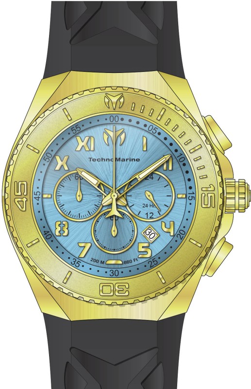TechnoMarine Men’s Manta Ocean 48mm Quartz Watch TM-225008