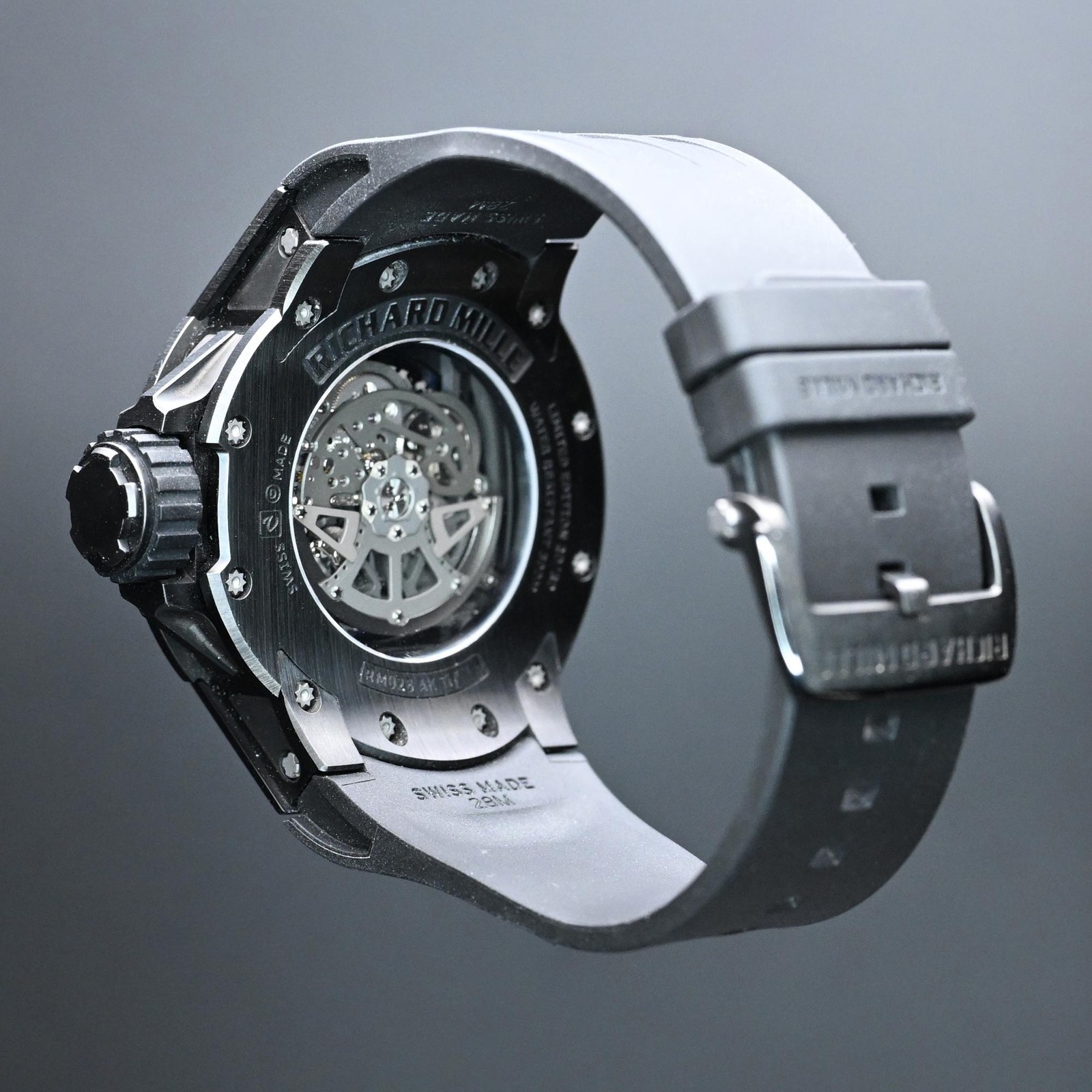 Richard Mille Diver 47mm Titanium Skeleton Dial Limited RM028 Box