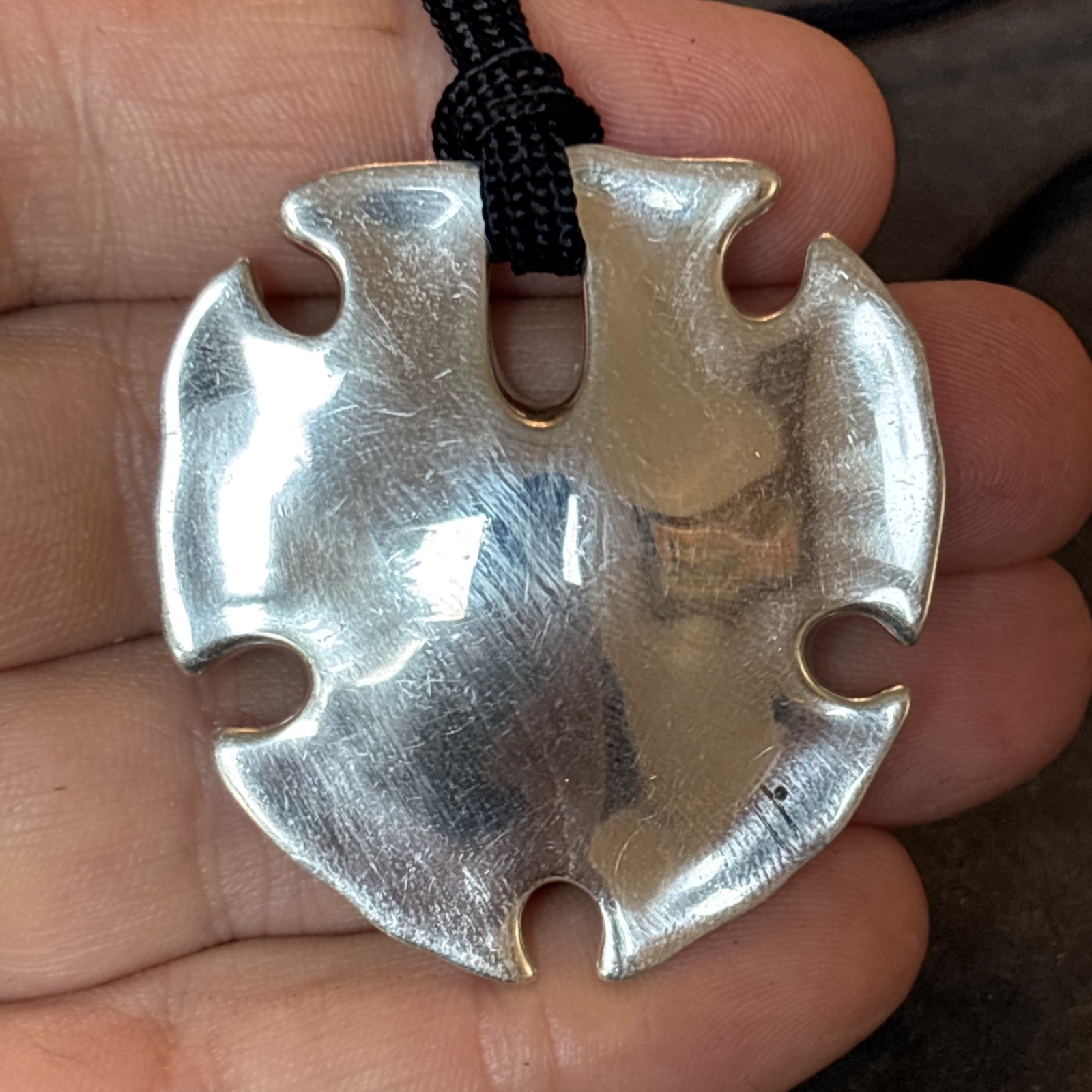 RLM Studio Robert Lee Morris Vintage sterling silver 925 Abstract Big Pendant G